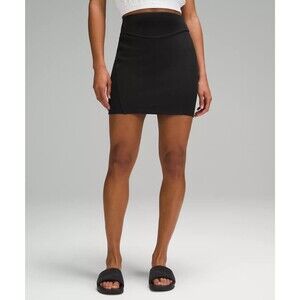 NWT Lululemon Scuba High-Rise Mini Skirt L